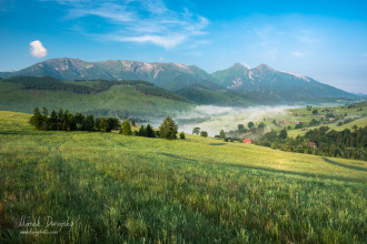 Belianske Tatry z Antošovského vrchu