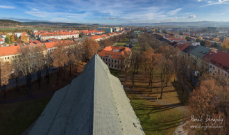 Námestie z kostolnej veže