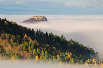 Spišský hrad v hmle