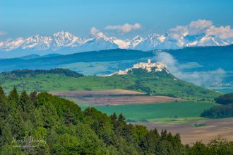 Spišský hrad a Tatry