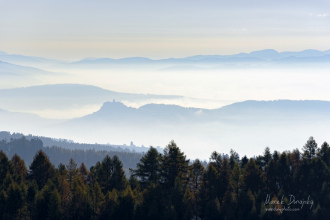 Spišský hrad z Levočských vrchov