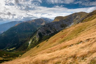 Západné Tatry z červených vrchov