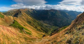 Panoráma Tatier z Červených vrchov