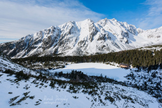 Popradské pleso v zime